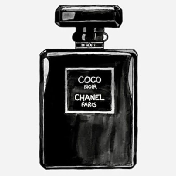 Set 2~ Chanel Black White Fashion Couture Abstract Perfume Bottle Prints Picture - Picture 2 of 9